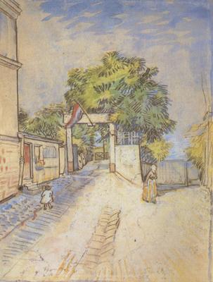 Vincent Van Gogh The Entrance of a Belvedere (nn04) oil painting image